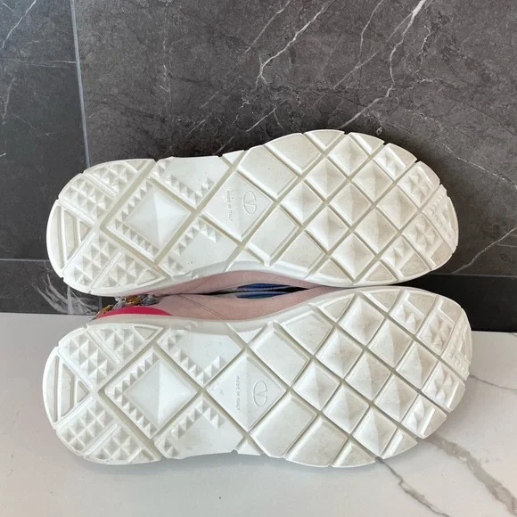 🎉 HP 🎉 Valentino Knit Embellished Sneakers - Picture 6 of 10